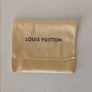 Authentic Louis Vuitton Wallet Dust Bag
